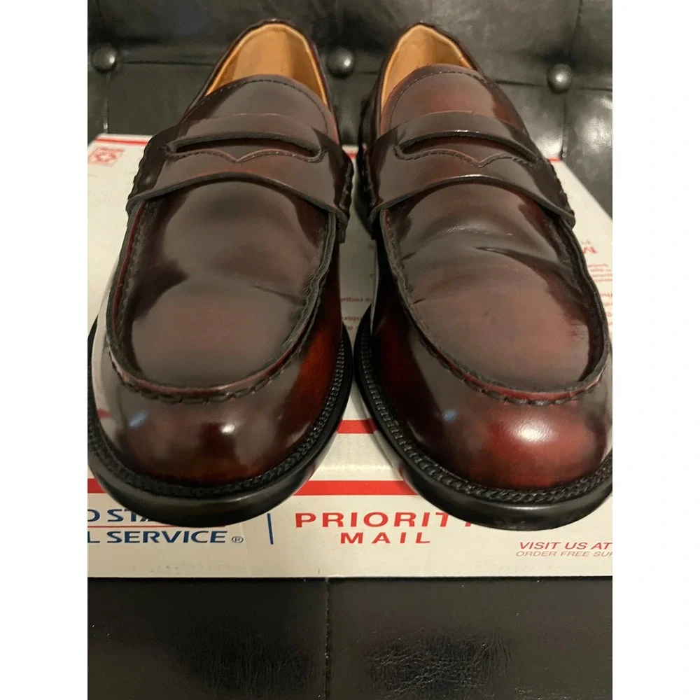 Vagabond Shoemakers Leather Penny Loafers Burnished Brown